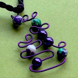 Wire Wrapped Art Necklace